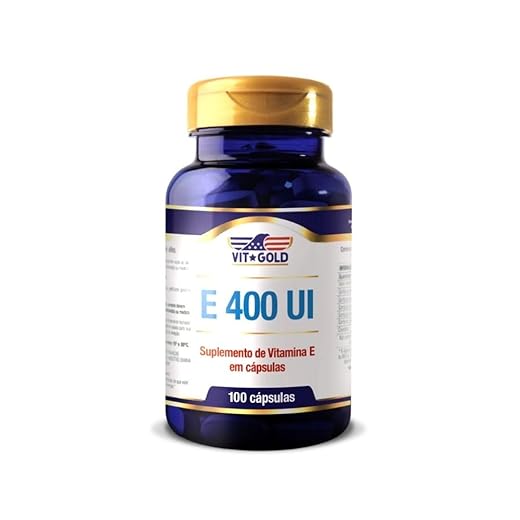 Vitamina E 400 UI Vitgold 100 caps