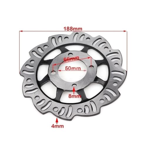 Disque de frein moto 190 mm idéal pour les pistes tout-terrain - 5