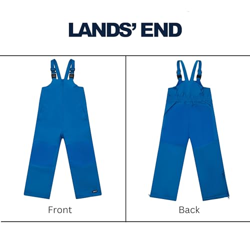 Image of Lands' End Boys Squall Waterproof Iron Knee Bib Snow Pants