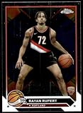 2023-24 Topps Chrome #155 Rayan Rupert Portland Trail Rookie Basketball Card - Sportscard Superstore