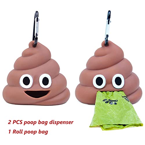 Haustier Müllsack Spender Haustier Poop Hundekotbeutel Halter Auslaufsichere Kotbeutelspender Hundekot Tasche Spender Hundekotbeutelspender Hundehaufen Kotbeutel Tragbarer Müllsack Spenders 2 Stücke