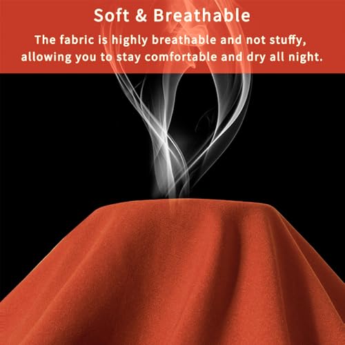 Image of 2 Pack Microfiber Standard Size Zipper Pillowcases,Orange Red Pillow Case Set of 2,Soft Comfortable Not Shrink Pillow Cases Standard,Breathable Luxury Pillow Covers(20x26 Inches)