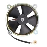 Ventola di raffreddamento per radiatore da 150 cc, 200 cc, 12 V, compatibile con ATV Kart e bici da spiaggia da 150 cc, 200 cc, 250 cc