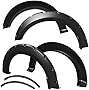 Tyger Auto TG-FF8F4378 Compatible with 2018-2020 Ford F-150 | Exclude Models with Tech Package | Smooth-Textured Matte Black Pocket Bolt-Riveted Style Fender Flare Set, 4 Piece