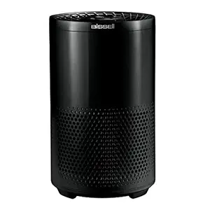 BISSELL MYair Pro Air Purifier with HEPA and Carbon Filter for Small Room, Quiet Bedroom Air Cleaner for Allergens, Pets, Dust, Dander, Pollen, Smoke, Odors, 3139B , Black