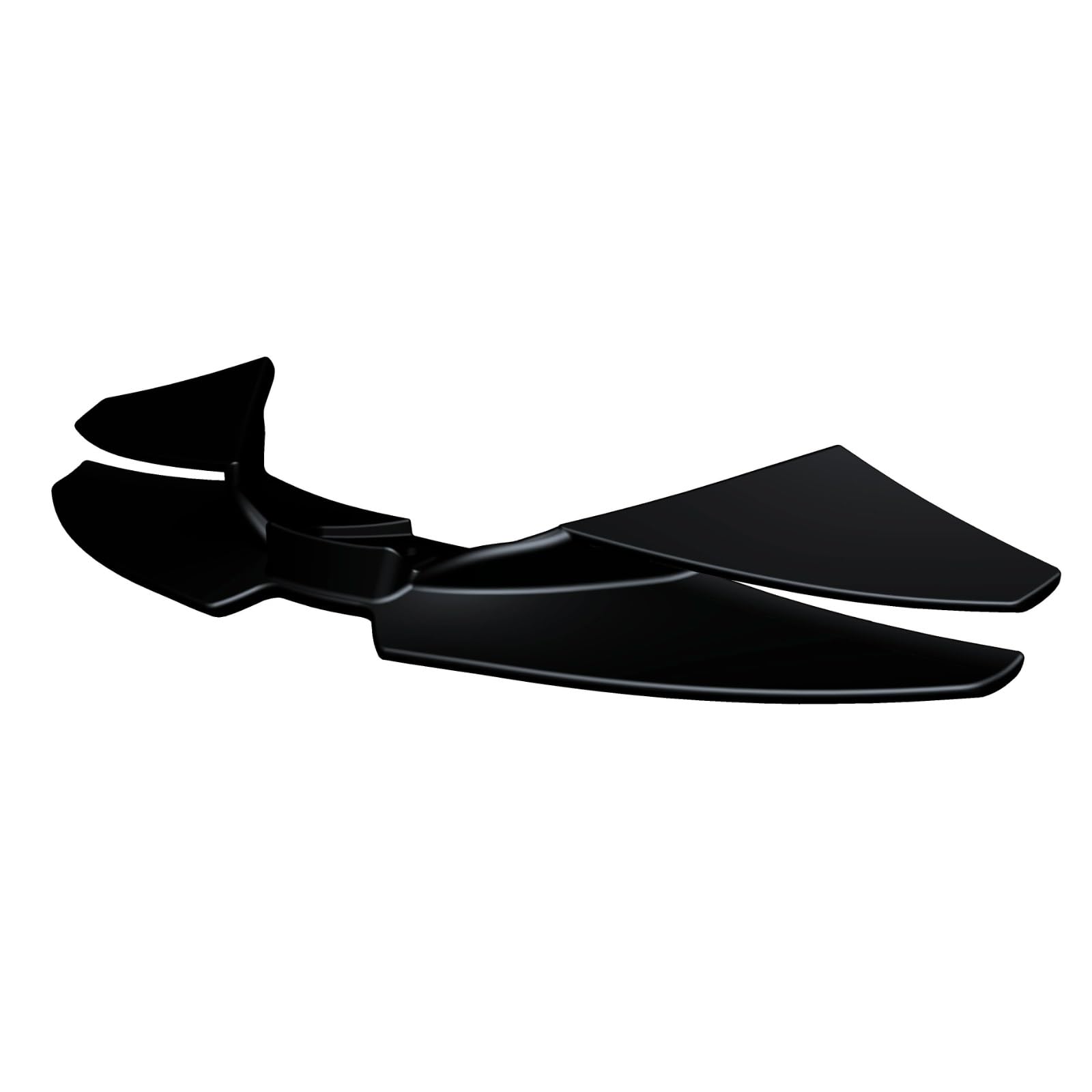 Spoiler Laterale Moto Winglets Deflettore Aria Moto Spoiler Anteriore Winglet Stablizer Labbro Inferiore Accessori Compatibile Con YAMAHA Per MT-07 2025 2026(Style A)