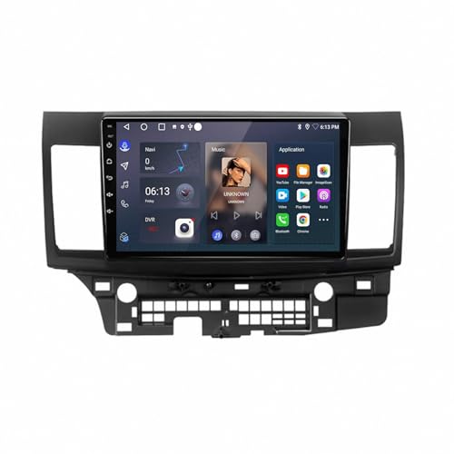 Autoradio portátil car play para Mitsubishi Lancer pantalla inteligente de cuatro núcleos