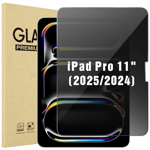 ProCase 1 Pack Privacy Screen Protector for iPad Pro 11 2025 M5 / 2024 M4