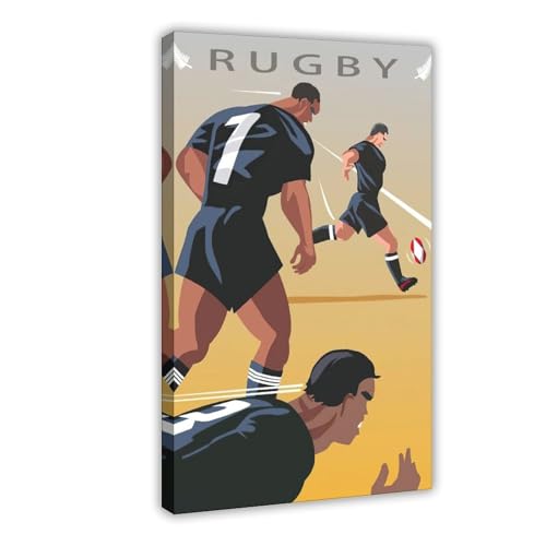 Poster Rugby Aesthetics 10 : créez une ambiance sportive et moderne dans votre bureau