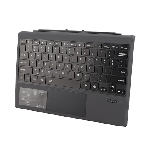 Teclado Multitáctil, Tableta Magnética, 450mAh, para Pro 3 4 5 6 7, para Videos (Black)