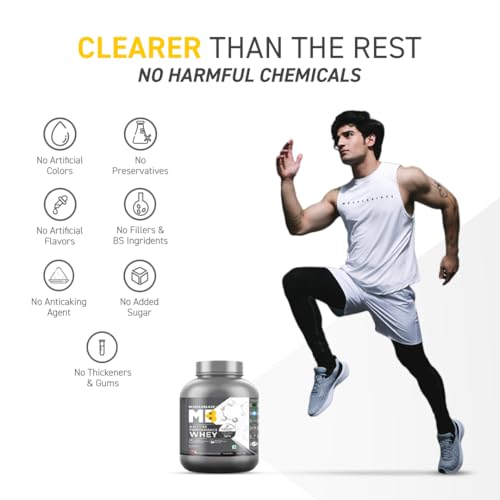 MuscleBlaze Biozyme Performance Whey Protein Powder, Chocolate Hazelnut (2kg / 4.4lbs) | 25g Protein Per Scoop | Clinically Tested 50% Higher Protein Absorption