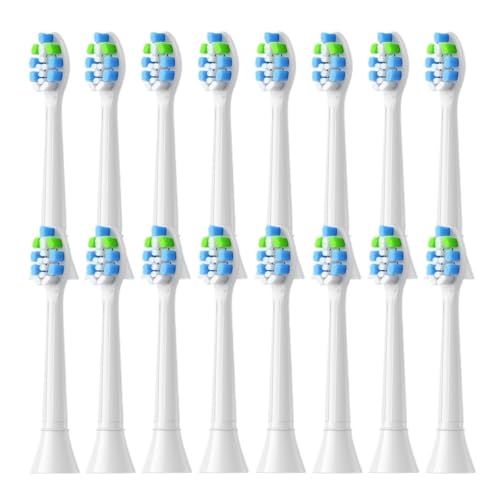 Paquete de 4-16 cabezales repuesto for cepillo dientes compatibles con recambio(16pcs White)