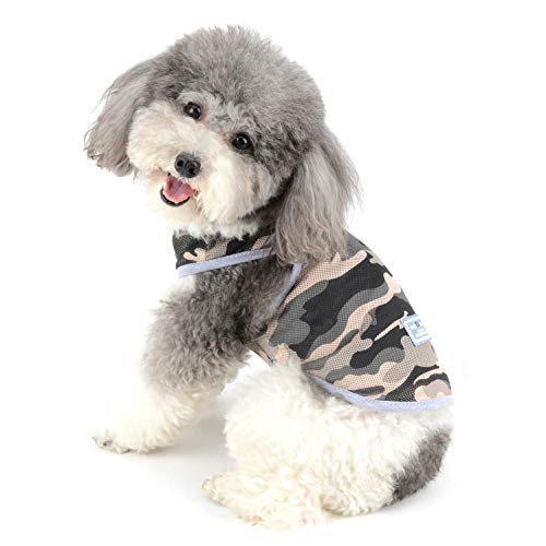 Vêtements d'été pour chien chat chiot débardeur maille