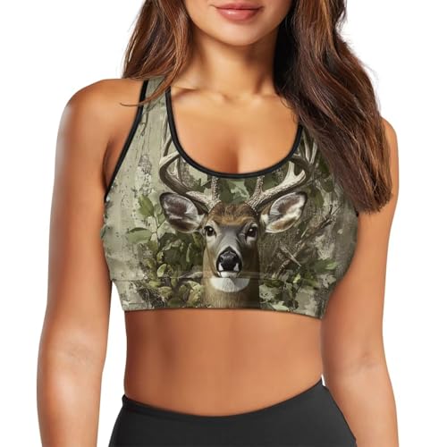 Black Sport Bra Top Back Pocket Racerback Running Bra for Workout Gym Activewear Yoga Sport Bras for Women,Black