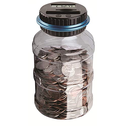Boîte de pièces de monnaie avec compteur pour trier et compter votre monnaie à la maison
