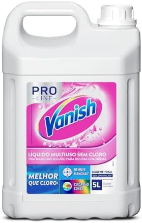 Tira Manchas Vanish Líquido Multiuso para roupas coloridas Pro Li...
