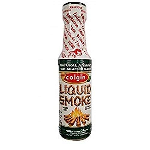 Humo líquido Colgin de nogal natural con sabor a jalapeno (118 ml)