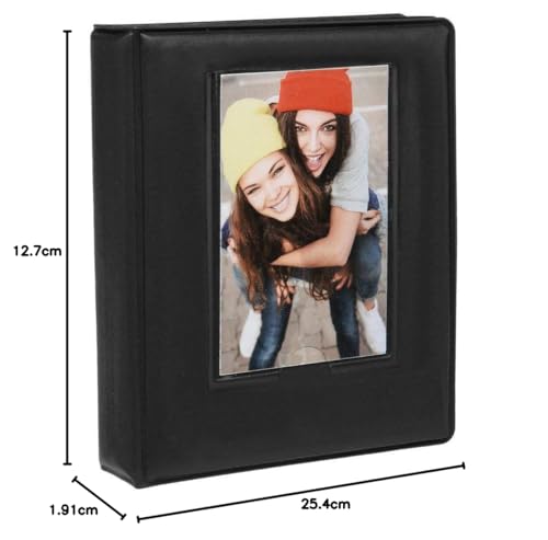 Zink ZINK2X3AB 2x3 64-Pocket Mini Photo Album, Black
