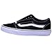 Vans Men's WardSneaker, Suede Canvas Black White, 7 UK