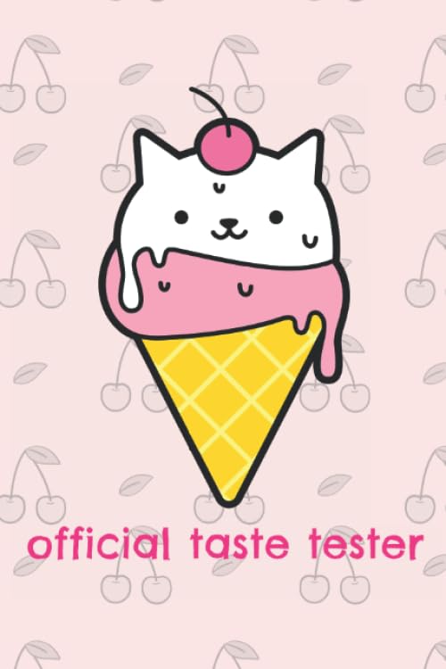 Official Taste Tester: Draw and Write Sketchbook Journal, Half Sketch Paper and Half Wide Rule Diary, Creative Notebook for Kids and Teens, 6x9, 120 .