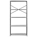 Edsal 7212H Gray Steel Shelving Unit, 250 lb. Capacity Per Shelf, 72" Height x 36" Width x 12" Depth