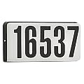 Designers Fountain 31310-BK Lighted Address Sign, 10 Inch W, Black