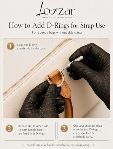 Image of Adjustable Length Vachetta Leather Replacement Bag Strap, Fits Speedy Nano /20 /25 /30 /35 Boulogne and More