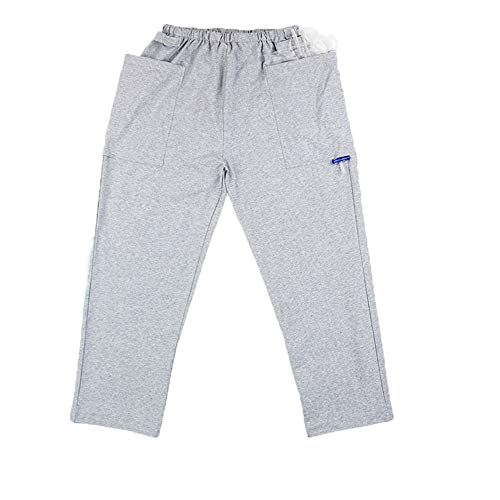 Bihiki Incontinence Care Trousers Catheter Pants For Elderly/Ostomy Fistula Surgery Patient,Outing Pants,Heathy Care Clothes (Gray, Xl) #TOP1