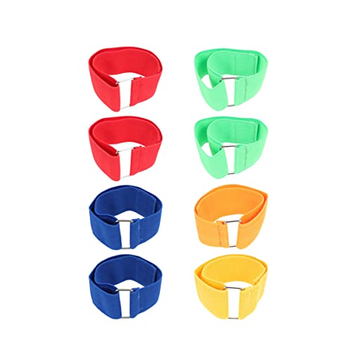 Toyvian 8stücke Teiliges Dreibein-rennband Für Elastische Bindebänder Für Bewegungsspiele Spielzeuge Für Outdoor-aktivitäten Und Partys Verstellbar Und Strapazierfähig