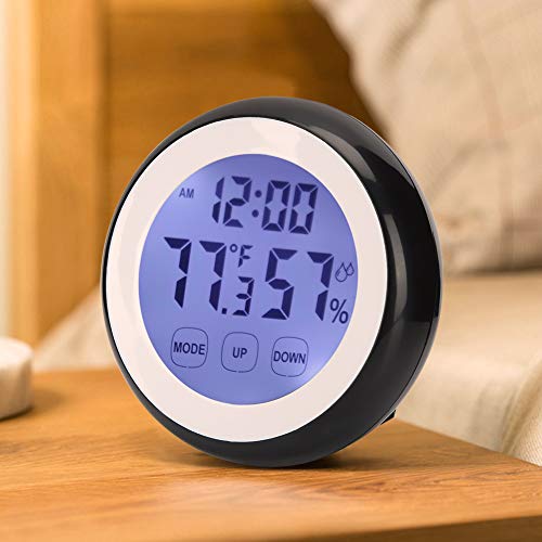 Reloj digital con higrómetro de pared que controla el clima en casa 4
