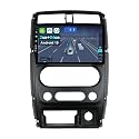 KEC [2+64G] 9" Android 15 Autoradio für Suzuki Jimny 2007-2015-mit Wireless Apple CarPlay/Android Auto/Mirror Link/GPS Navigation/Bluetooth 5.0/WiFi/USB/FM+Rückfahrkamera