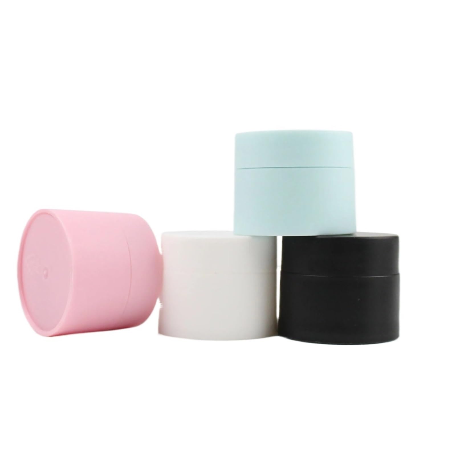 Face cream dispensing jar 30Pcs Refillable Bottle Travel Face Cream Jar Cosmetic Box Portable Empty Container(Color5,30g)