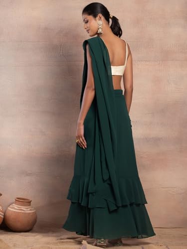 Image of Indya Women's Georgette Saree