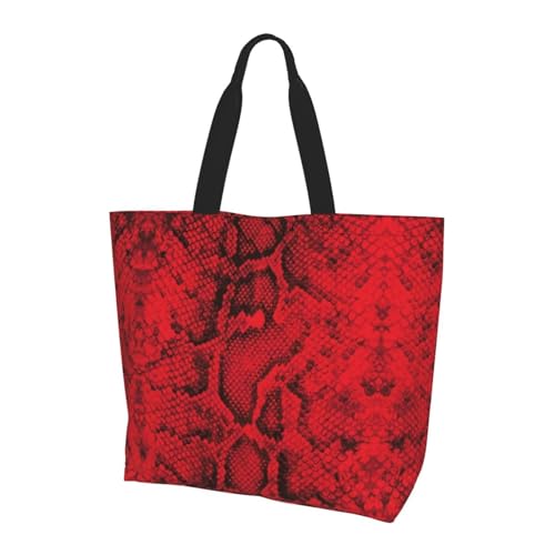 Bolso Tote Piel De Serpiente Mujer Bolsa De Mano Elegante Bolsos Shopper Ligero Bolso De Mano Para Trabajo Escuela Compras