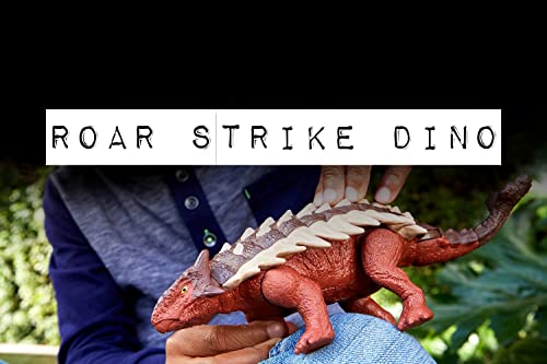 Jurassic World Ankylosaurus Bumpy Dinosaur Action Figure Dino Kids Roar Strike Feature With Attack Roar Gift Bundle With 2 My Outlet Mall Stickers #TOP3