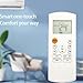 Klimaanlage Fernbedienung für Midea,Ersatz Klimaanlage Fernbedienung/Kompatibel mit Midea A/C Air Conditioner RG57A4