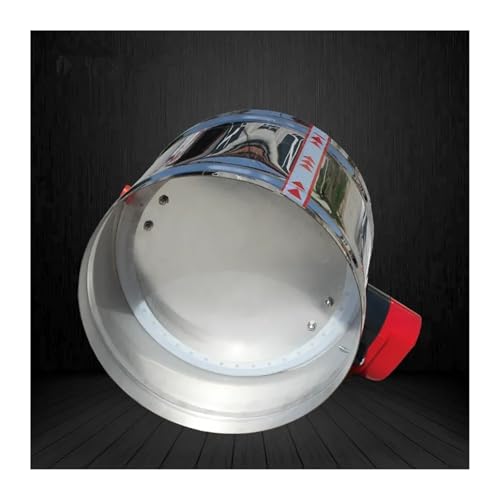 Válvula de compuerta para ducto de aire de 110mm en acero inoxidable contra reflujos 3