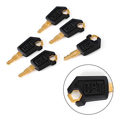 Areyourshop Chave de ignição 5 chaves Master Cat Caterpillar equipamento pesado 5P8500 para Caterpil
