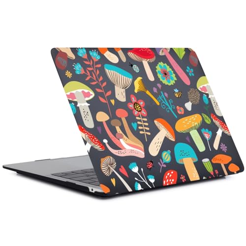 Funda MacBook Pro 13 solución contra arañazos carcasa rígida A1502 con diseño champiñón 2