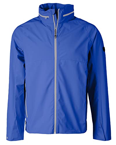 Image of Cutter & Buck Men's Vapor Water Repellent Stretch Mens Full Zip Rain Jacket