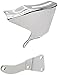 CHEVY BIG BLOCK OEM STYLE ALTERNATOR BRACKET TOP & BOTTOM (LWP) - CHROME