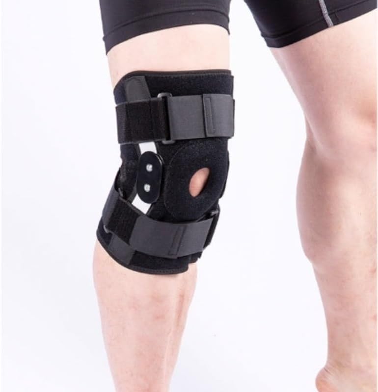 Exercise, Protection Bandage Metal Sports Support Patellar Knee Pads Pressurized Shock Absorption Running Sports for Fitness, Cycling, Running, Playing Football