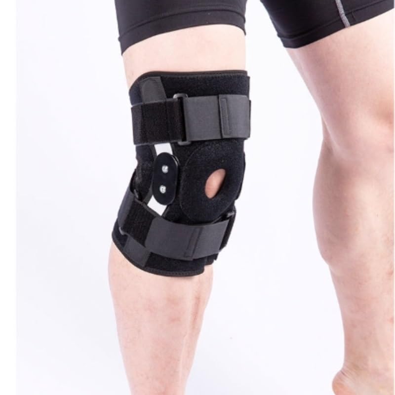 Bandage Metal Sports Support Patellar Knee Pads Pressurized Shock Absorption Running