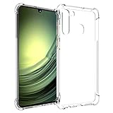 PUSHIMEI Samsung A21 case,Galaxy A21 case,with HD Screen Protector, Soft TPU Crystal Transparent Slim Anti Slip Protective Phone Case Cover for Samsung Galaxy A21(US Version)(Clear Anti-Shock TPU)