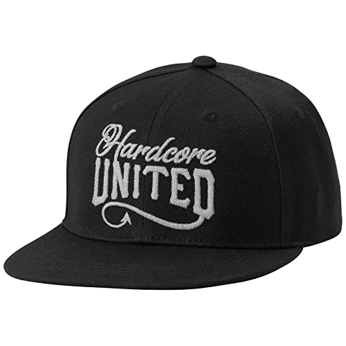 Hardcore United Unisex REFLECTORE Baseballkappe, Schwarz, One Size