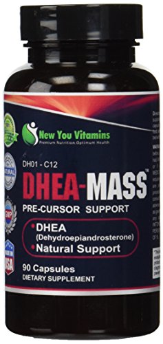 DHEA-Mass DHEA 100mg 180 Capsules 2 Bottles