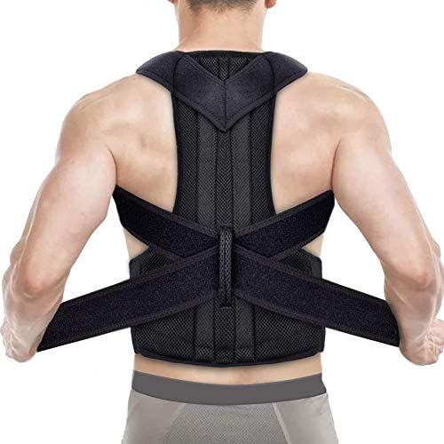 Back Posture Corrector Spinal Support Adjustable Straight Back For Men Women Shoulder Lumbar Brace Teenager Hunchback Breathable ( Size : 3XL )