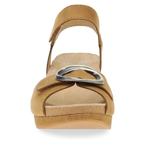 Dansko Stella Multi-Strap Wedge Sandal for Women – Cork/EVA Wedge with Arch Support –Fully Adjustable Straps–Lightweight Rubber Outsole4