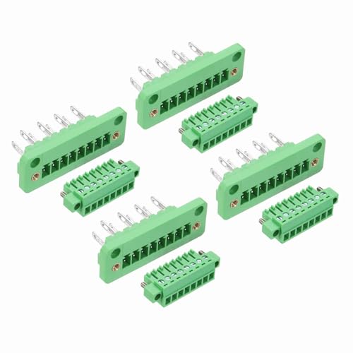 Connecteur enfichable 8 broches 3.5mm en PA66 isolant 300V 8A pour câble 28-16 AWG