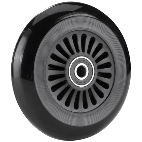 Image of AOWESM Easy Roller Replacement Wheels w /Bearings ABEC-9 for Ez Rollers Classic Drifter Junior New Twist On A Classic Scooters - Set of 3 (Black)